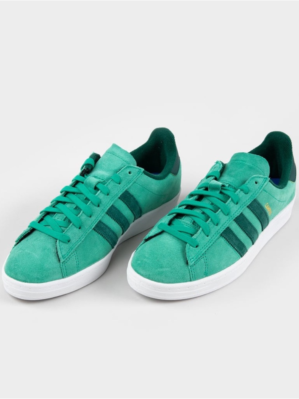 adidas Campus ADV Green Skateboarding kicks NWT USM9.5 USW10.5